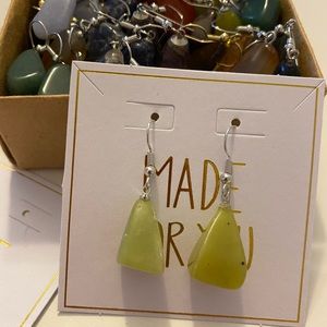 Jade Chakra Gemstone Earrings